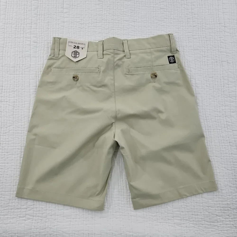 NWT‎ Free Planet Men's Stretch Chino Shorts Men's 28 Celadon Green 9